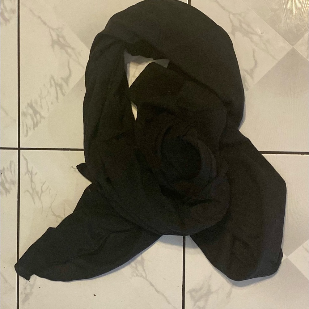 Black cotton shawl/scarf
